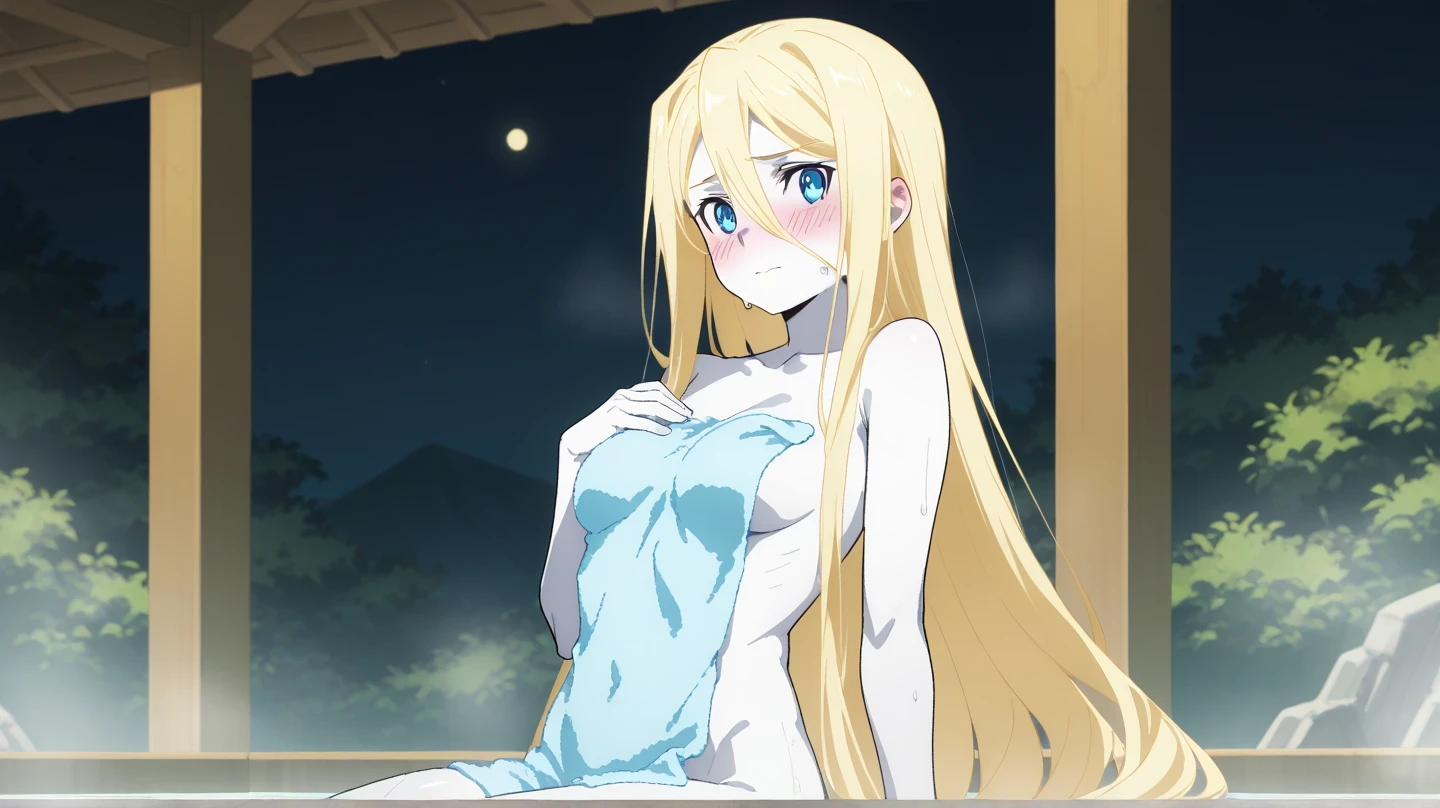 (1_girl:1.5), (18 years old:1.5), (embarrassed:1.5), (curvy:1.5), (closed your mouth:1.5), (stand:1.5), (pretty:1.7), (topless:1.8), (very long hair:1.5), (golden hair:1.5), (blue eyes:1.5), (medium_breasts:1.7), (white bikini:1.6), (cowboy shot:1.3), (from front:1.5), (Elf Ears:1.0), (Mysterious Forest:1.5), (Mysterious Lake:1.5), ((32K)), ((best quality)), ((ultra high res)), ((HDR)), ((uhd)), ((extremely detailed CG)), ((unity 32K wallpaper)), ((perfect anatomy)), (((illustration))), (((traditional media))), 