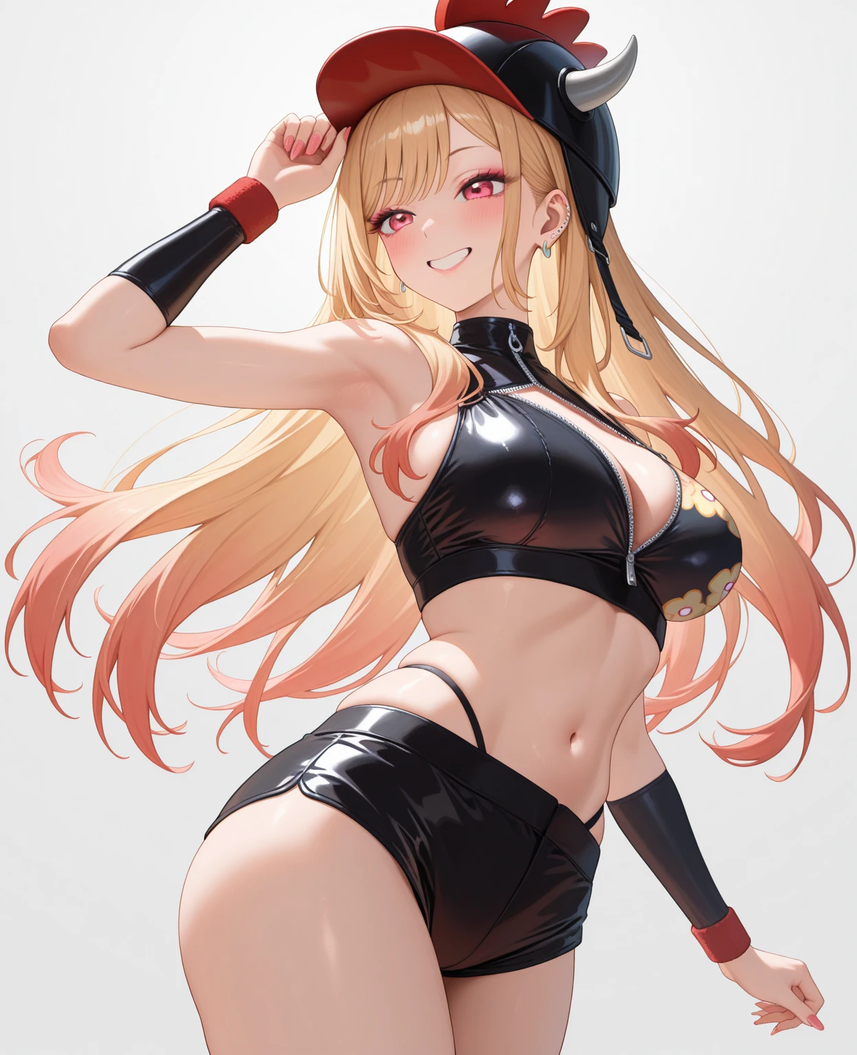 Obra maestra, mejor calidad, ultra detallado, 1 chica, animal_orejas, CULO, Backless_leotard, doblado_encima, negro_leotard, negro_muslos, senos, cerrado_boca, Dutch_angle, falso_animal_orejas, de_behind, gris_Background, cabello_Bien, halo, heart, leotard, luz_rubor, Largo_cabello, mirando_en_espectador, mirando_Back, bajo_alas, medio_senos, rosa_cabello, rosa_halo, playboy_Bienny, conejo_orejas, simple_Background, soltero_side_Bien, sonrisa, solo, Sin tirantes, Sin tirantes_leotard, muslos, muy_Largo_cabello, blanco_alas, alas, yelbajo_eyes, big ass, t back, thong, blonde