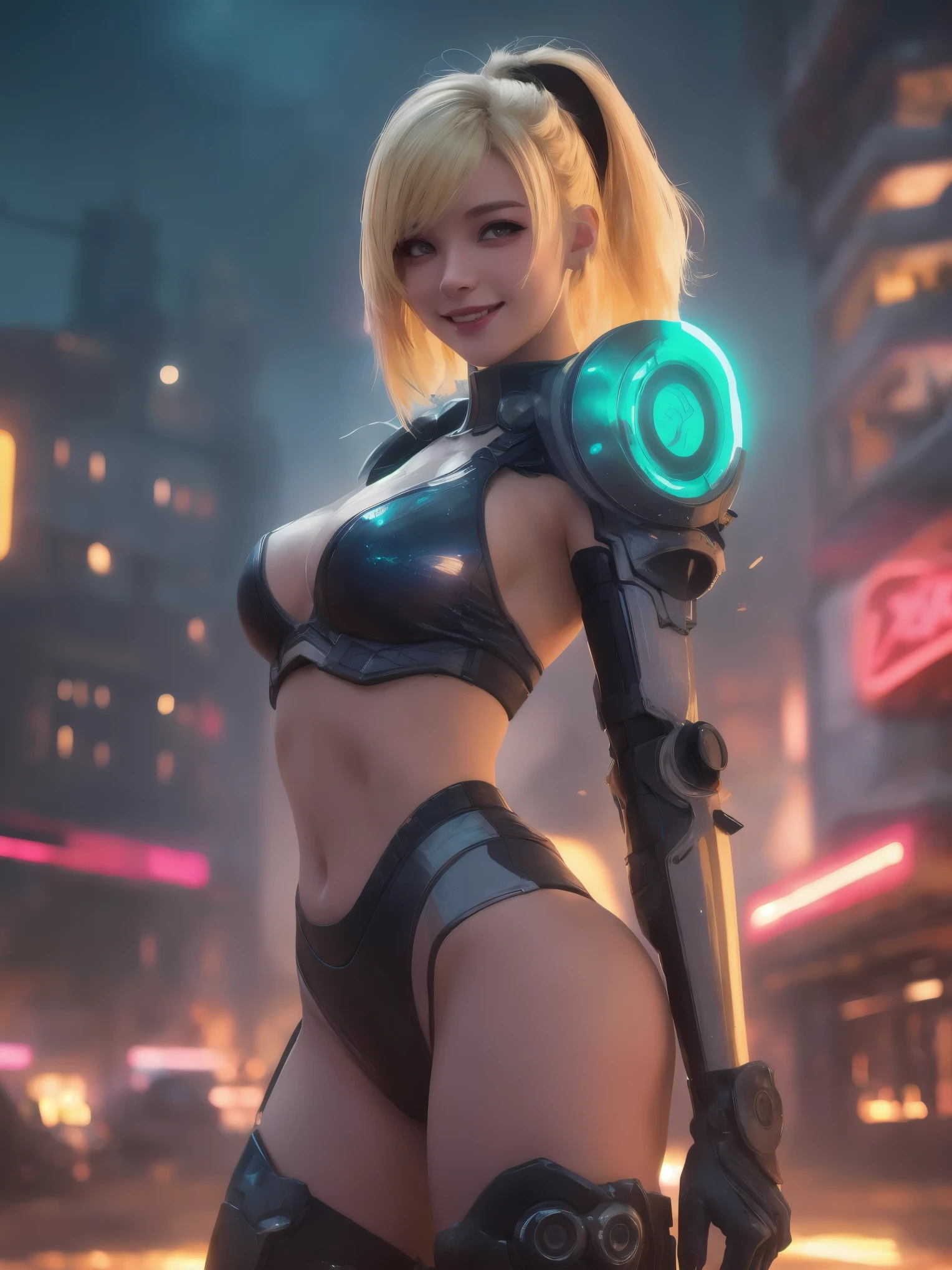(Obra maestra:1.2), (La mejor calidad:1.2), Perfect lighting, Chica Maga Oscura lanzando un hechizo, flotando en el aire, tetas grandes, escote, desde arriba, Destellos de magia. Luces artificiales. Pose sejustiva y sexy