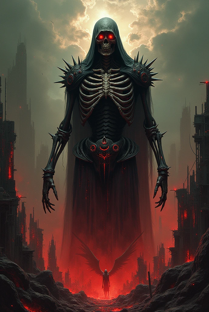Create a breathtakingly surreal science fiction illustration of an ancient, desperate ritual, fire, blood, black ink, red lines coming out from the tornado in spirals
dancing in circle and creating a strange tornado made out of blood and black liquid, horror atmosphere,
detailed background,
dark fantasy, detailed, masterpiece, HD,