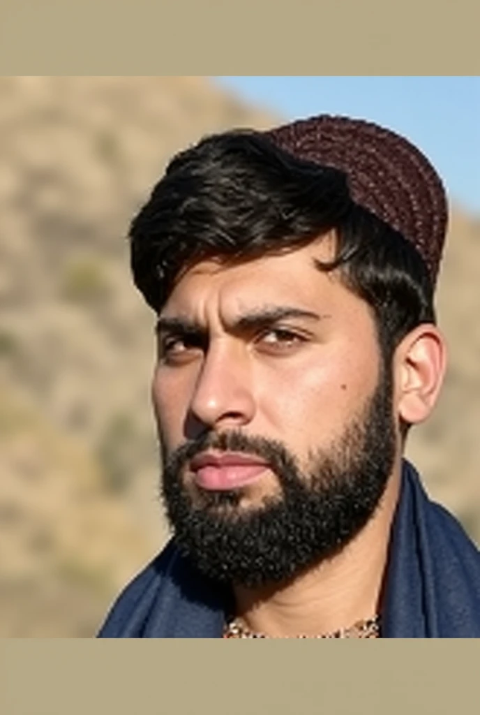 Man with beard and headscarf, saadane afif, Inri Cristo, emad mostaque, profile image, Prophet Elijah, mohamed chahin, inspired by Jesus Christ Mohamed Reda, profile picture 1024px, very low quality image, Moises