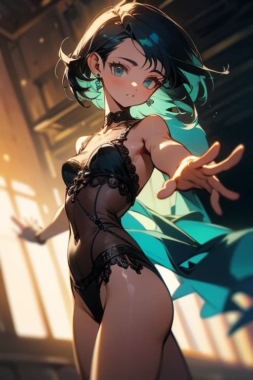 NSFW Female Izuku Midoriya as a stripper
