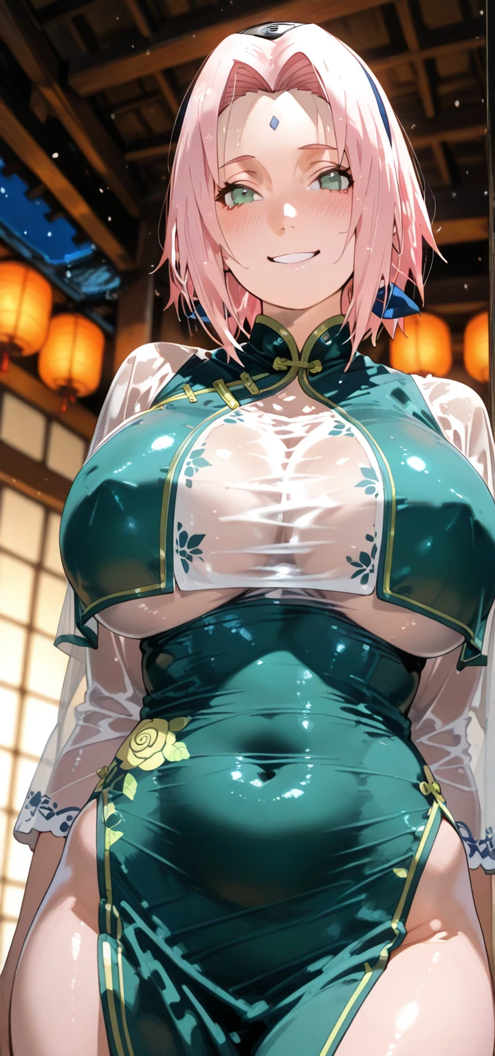 Please follow the all prompts below exactly and faithfully, This is a masterpiece of the most beautiful digital illustrations in the highest quality with maximum resolution, UHD, 512K, 2160p, 10 million ppi, 300 million dpi, natural tones, created with ultra-clear details, the highest realistic skin and hair texture, the most beautiful detailed eye features, a perfect anatomically correct human body, a beautiful background with depth, the rule of thirds, depth of field, and the best and most beautiful natural lighting, BREAK 1woman, 25years old, beautiful face sharp, elf, Ultimate perfect body style, pink hair, long hair, ponytail, beautiful blue eyes, beautiful big breasts, highly upturned breasts, smile, shiny clothes, (Ultimate minimum pink erotic Chinese dress:1.5), at the outdoor poolside,
