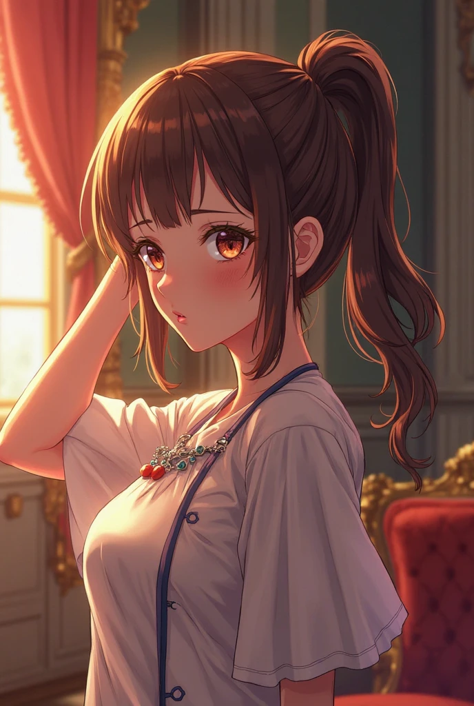 (masterpiece, best quality), 1girl,   <lora:Lily:0.8> LilyIAS, blue shirt
