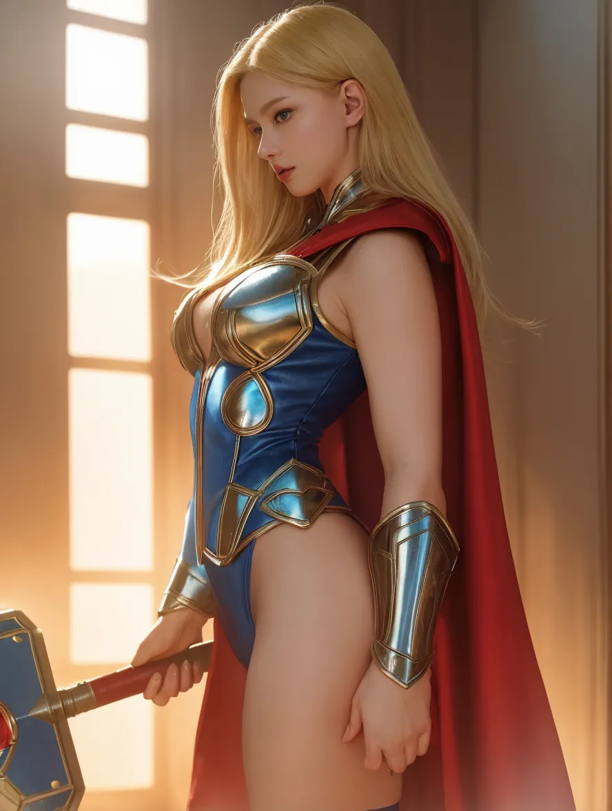 (((masterpiece, best quality))), (((high quality))), (((high resolution illustration))), (((hyper detail))),NSFW, (((Wordsworth's Sharon))),(((Very beautiful long blonde hair))), (((Very beautiful face))), ((((Detailed face)))),(((very beautiful blue eyes))),(((Realistic Skin))),(((kindly smiling, shy expression))),(((her face is flushed))),(((slim body))),(((slim thighs))),(((medium breasts))),(((very beautiful slender legs))),(((Pearl Blue Armor with extremely detailed and intricate decoration))),(((A skirt with extremely detailed and intricate decoration))),(((Boots with extremely detailed and intricate decoration))),(((beautiful earrings))),(((a beautiful hair ornament))),((A cloak with very detailed and intricate decoration))),(((She is in a dark cave late at night))),(((has a huge weapon))), (highest quality:1.6), (超A high resolution:1.5), (Realistic:1.75), 8K resolution, Canon EOS R5, 50mm, Absurd, Ultra-detailed,Cinema Lighting,