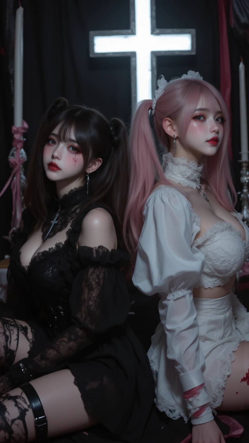 (Anime manga:1.1), (goth bimbo:1.2), (breast implants), (sem roupa featuring estampa de caveira:1.2), (black and pink striped sleeves:1.1), (thick lips of bimbo), (gothic makeup:1.1), (cabelo preto featuringprido) featuring (pink highlights:1.1), (round breasts), (bubble butt), (Broad Hips:1.1), (Waist slender:1.1), (thick-thighs:1.1), (detailed face and eyes:1.2), seductive pose in a back room, ten mens, (detailed back ground), (perfect nails and skin), (detailed hand and finger:1.2), (medium breasts:1.2), (busty), (deep decolte:1.2), (lip contour:1.3), (hard nipple:1.3).