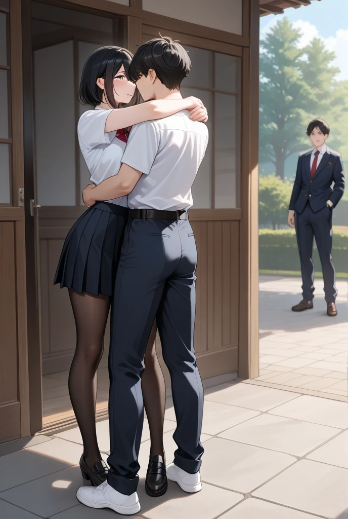 An event where you can have sex with a 15-year-old junior high school girl，Boys standing in line，The guy at the front of the line has sex with a middle schooler，A boy inserts his erect penis into a middle school girl&#39;s vagina and ejaculates，(Cum in pussy:1.4)，((School festival:1.3))，A grand event，The girl had tears in her eyes、She&#39;s about to cry