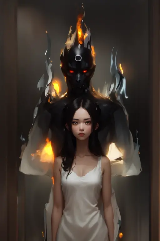 Daughter of darkness, mulher em volta de sombras, A monster behind