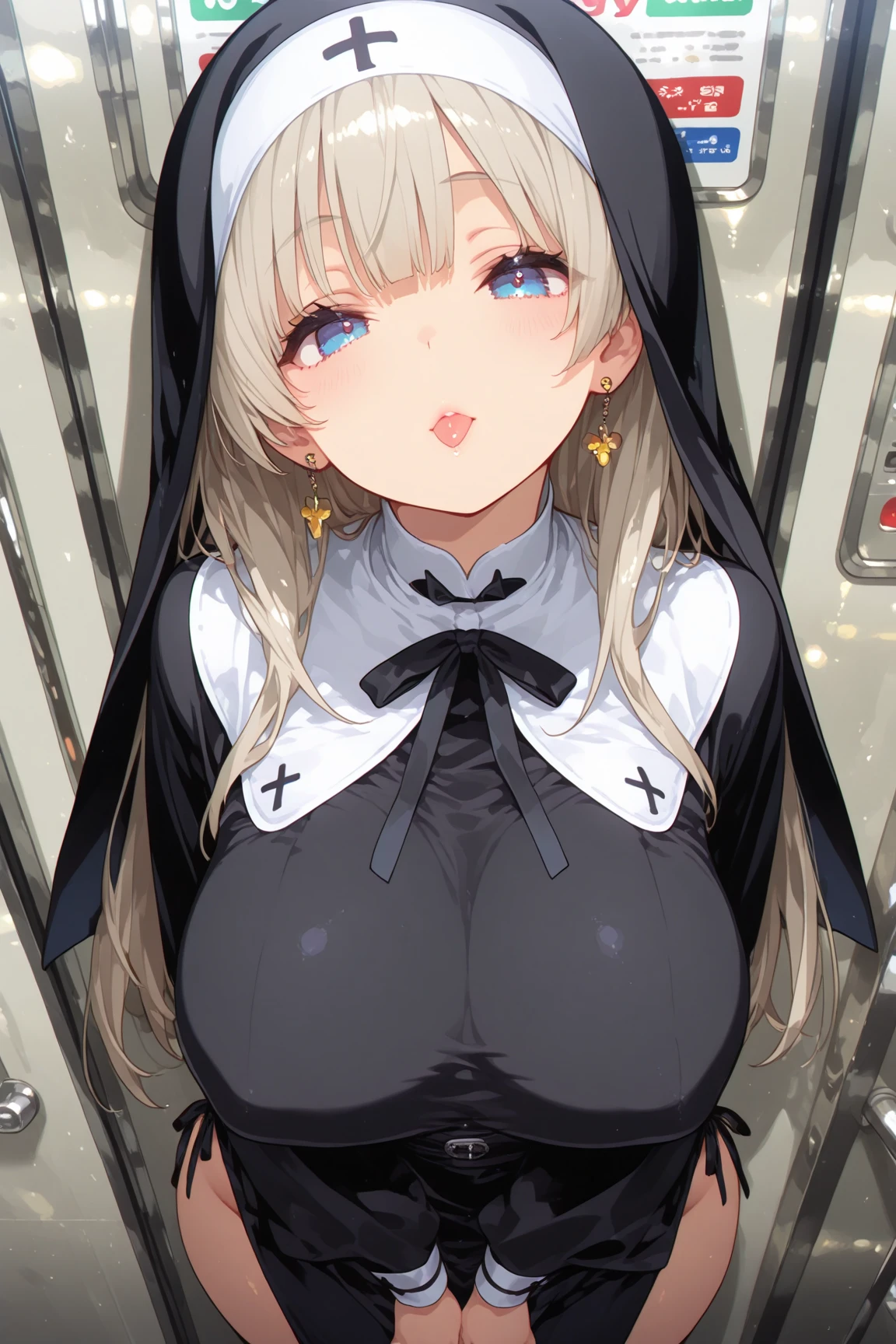 blanc \(nikke\),playboy bunny, rabbit ears, pantyhose, fishnet legwear, white leotard, white long hair, yellow eyes, fishnet, tie,
(huge breasts:1.2, upper body, from above, cameltoe, ) white panties,
jewelry, hands on chest,see-through, looking at viewer, hair ornament, choker, shy, smile,
(masterpiece, top quality, best quality, official art, beautiful and aesthetic:1.2), (1 girl), extreme detailed, colorful, highest detailed,
city,street, leaning, wall, sun, cloud,