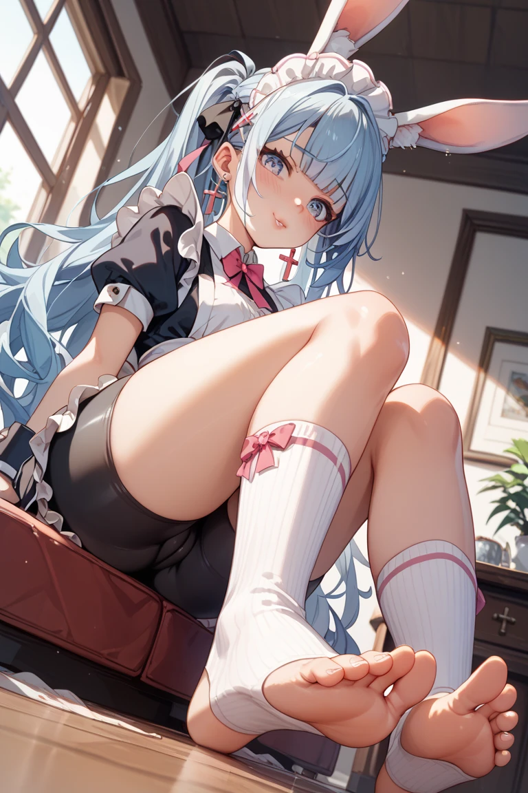 1girl, magical girl, panties,skirtlift,((upskirt)),((pantyshot)),(white panty),((Small panties)),(((Thin panties of dough))),(((black pantyhose))),white race panty, ,Are crying,Anguished expression、Embarrassed look,8k,Realistic、Anime illustration,CG