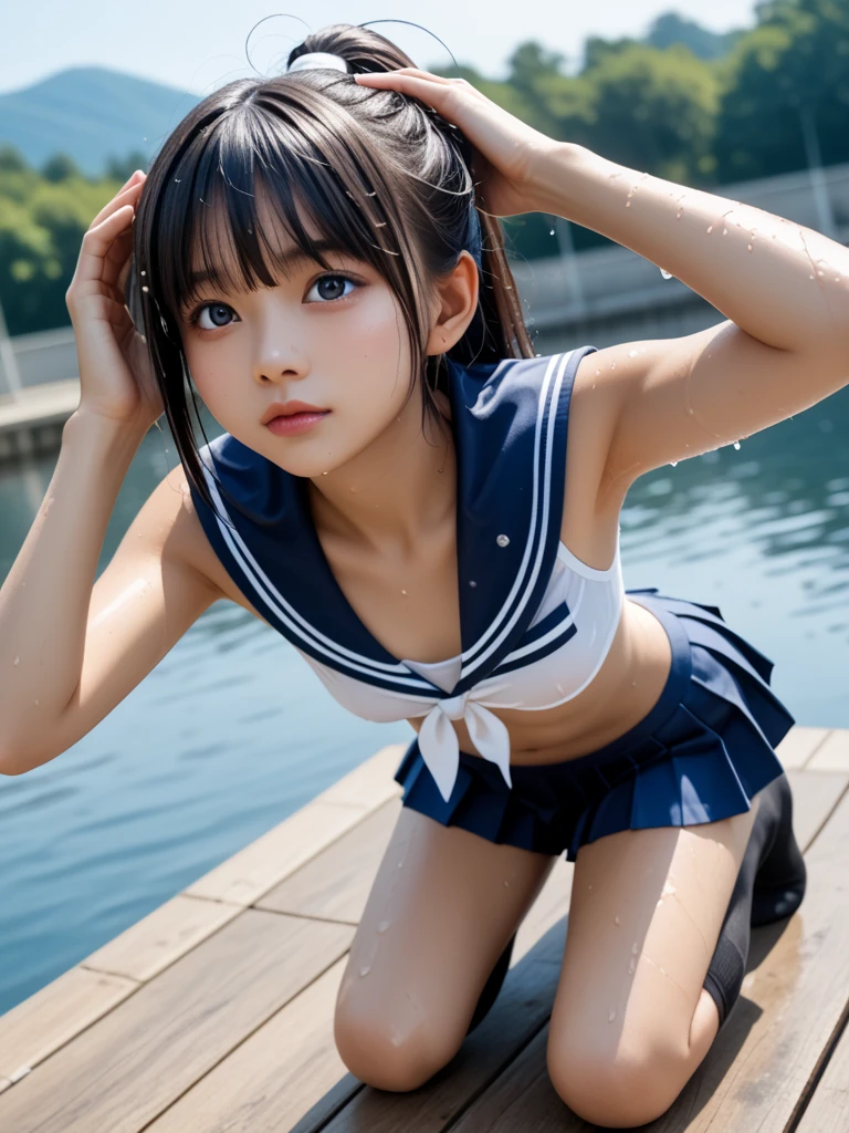 Song Yi,swimming uniform