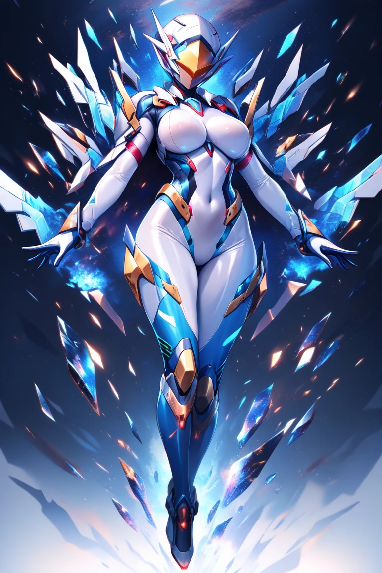 (masterpiece:1.2,Highest quality,Highest quality,High resolution,Very detailed),8k,1 female,Mature female heroine,40 years old,Woman transforming into Ultraman, (Dynamic Makeover:1.2),(Dynamic hair movement:1.2),(short hair),(Shiny Ultraman uniform),(Glowing Skin,Big eyes,Droopy eyes,Long eyelashes,Beautiful thighs,Beautiful Hair,Beautiful Face,Beautiful Eyes,Beautiful body,Beautiful breasts,Beautiful feet,Beautiful fingers),break((Ultraman)),((Ultraman_rise:1.5)),((hand)),(Raise your right fist straight up),(右handはパンチ),(Extend your right arm straight),((Detailed drawing of a fist),(Severe),(The background is a glowing prism flash,Countless Crystals of Light),((Wrapped in dazzling light)),((Beautiful trading cards,Diamond Card))