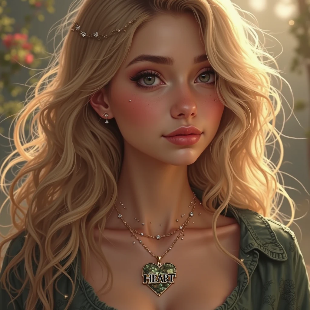 extremely detailed CG unity 8k wallpaper, best quality, ultra-detailed, masterpiece, realistic, photo realistic, extremely detailed cute girl, 20years old,  , blush, parted lips, looking at viewer  , half body shot  , (crowd), (crowded shopping mall) ,  25 years old, Neat and clean woman 、a blond,Wavy Hair、 Semi-long hair, Highly detailed facial and skin texture, Detailed eyes, Double eyelids, Natural cheeks, Green-gray eyes,Rosary Necklace、 shiny small earrings, shiny lips: 1.4,Exposed cleavage、red blush、embarassed,
