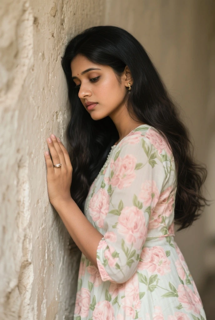 south asian facial features. girl. Should look very beautiful. pretty. Highly detailed and hyper realistic. The skin texture should be highly detailed and extremely accurate. thick black hair and brown eyes. Face must be accurate. Highly detailed face and facial features. Extremely accurate representation of face and facial features. Face should be highly detailed and hyper realistic. Every thing from the body should be extremely perfect and realistic. hyper realistic. Skin texture is natural and realistic. Face is realistic and extremely detailed. Eyes are detailed and accurate. Highly accurate. eyes should be realistic and accurate. hyper detailed. perfect details. realistic proportions. hyper realistic skin texture. smiling. black eyes. eyes are black.