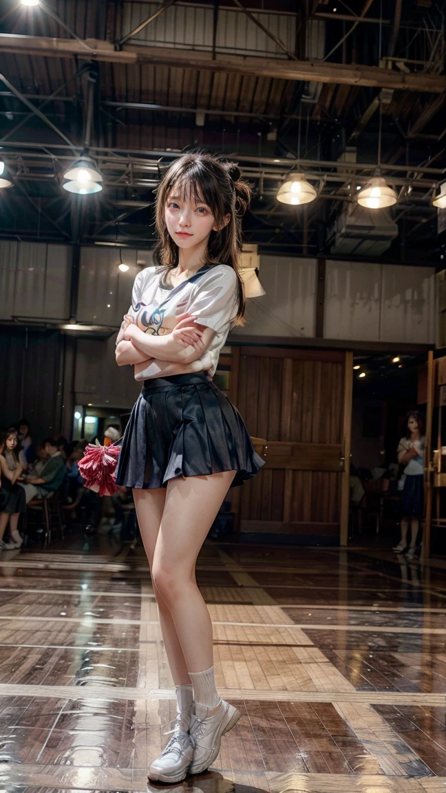 ((BEST quality, 8k, Masterpiece:1.3)), up per body,, Sharp focus:1.2, Beautiful Woman with perfect figure, higly detailed facial and skin teksture, Detail eyes, double eyelids,interior view, ferpect lightning,