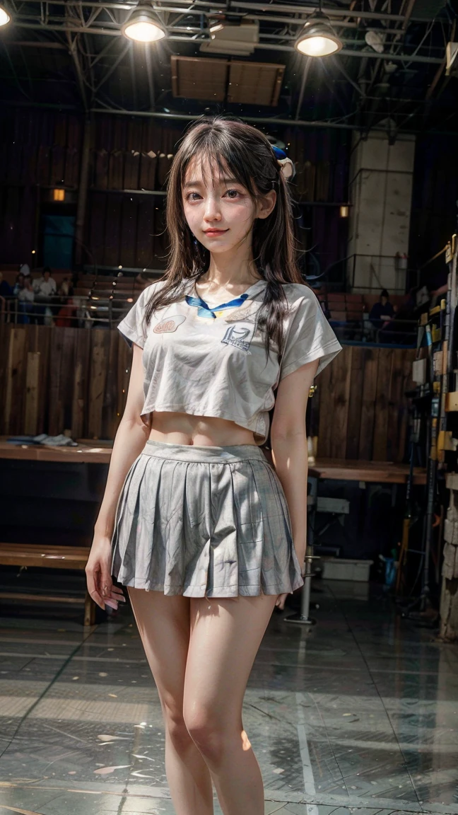 (black cloth), (tight-skirt,:1.3) (White Panty:1.5), (slim:1.4) ,,(Professional portrait, Professional Writing) ,masterpiece,最high quality,Realistic,8k,Official Art, Ultra-high resolution, (Facesitting:1.2),,Shining Cheeks ,(Glowing Skin:1.2),Medium Hair,(Blonde gradient hair:1.2), 8k,high quality, Super detailed, 最high quality, Very detailed, beautiful , (Professional portrait, Professional Writing) ,masterpiece,最high quality,Realistic,8k,Official Art, Ultra-high resolution,, , Vivid and cute panty, , Straight bangs, Medium Hair、Shrine maiden, , , 、Show your panties neatly from the front、Japanese high school girl like in the photo, Pale-skinned girl, , , necklace, (15 years old:1.3), , , ,, 8k, , Plain eyes、, realistic breasts, , realistic girl, beautiful girl、(kawaii junior high school student:1.23)、I am studying, Brown Hair、Cheerleader、ribbon、, (The background is a concert stage:1.3), NUDE,、, (Realistic-Panty:1.3), (spread-legs:1.2), (knees up:1.3), Focus Crotch, (Half-close your eyes:1.33)