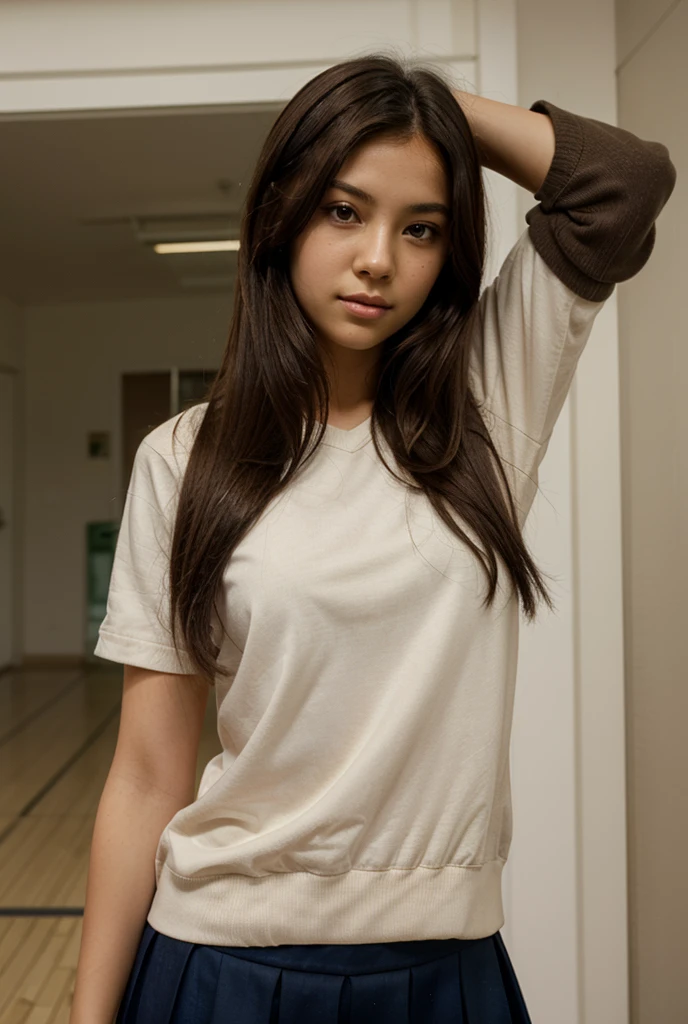One girl 