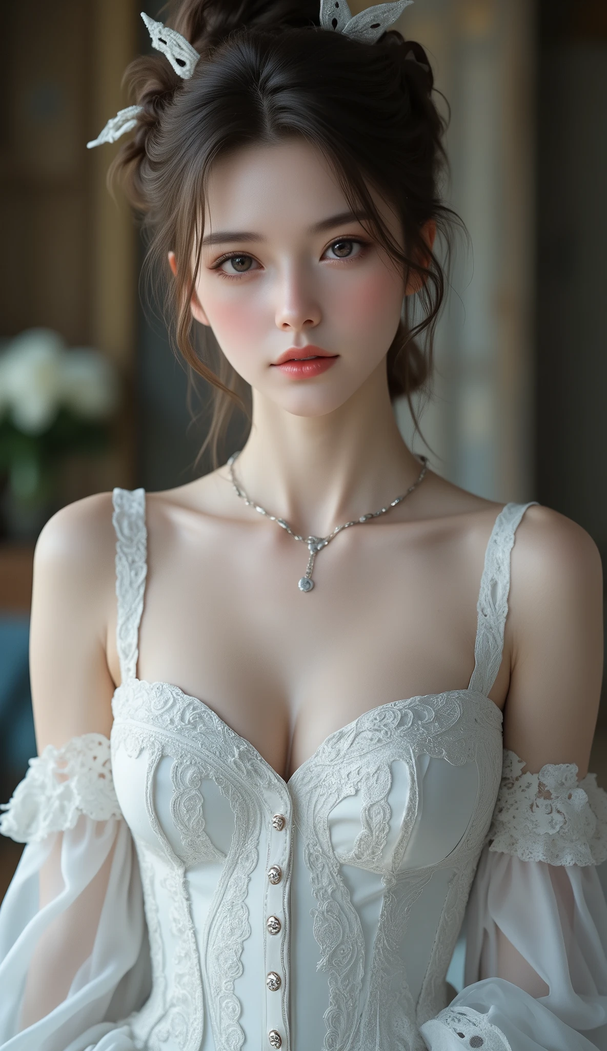 ((Best quality, 8K, Masterpiece: 1.3))， Extremely delicate beauty, Extremely detailed， 1girll， Like a real person