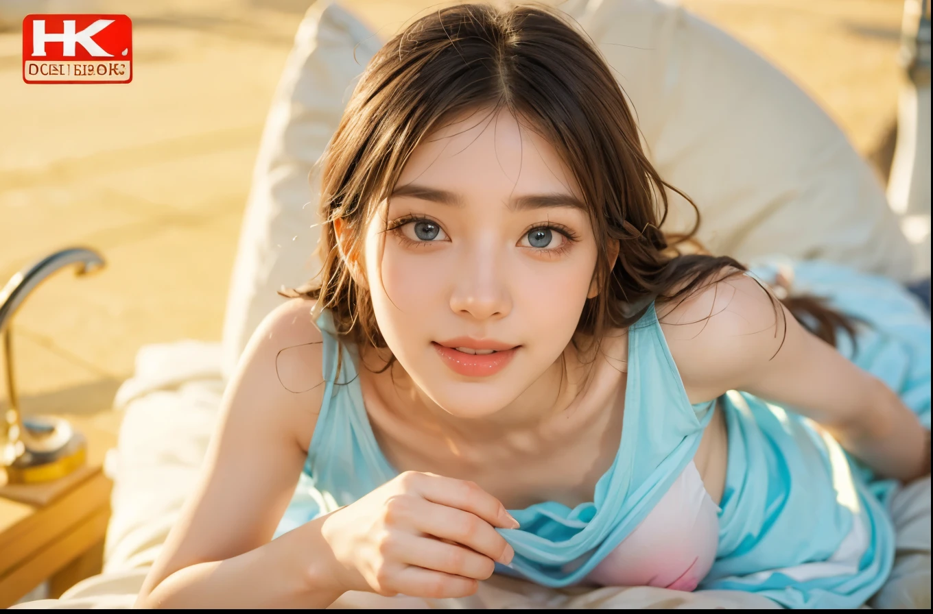 (RAW Photos: 1.2), (Photorealistic: 1.4), (Masterpieces: 1.3), (Best Quality: 1.4), Ultra High Resolution, (Detailed Eyes), (Detailed Facial Features), (Detailed Clothing Features), HDR, 8k Resolution, Camera Angle from Below, Bangs, Skin Tightness, (Glossy Skin), (Slender Girl), Dreamy,
(extreme detailed drawing), confirmation of commentary, request for commentary, landscape, no text,
Virtual Girl - Rin, Small Tits, Bob Hair, Short Hair, Brown Hair, Brown Eyes,
1 girl, back view, small hips, pulling video, bare feet beautiful,
mini dresses, clothes with complex designs, summer resorts, luxurious rooms,
Happiness, smile,