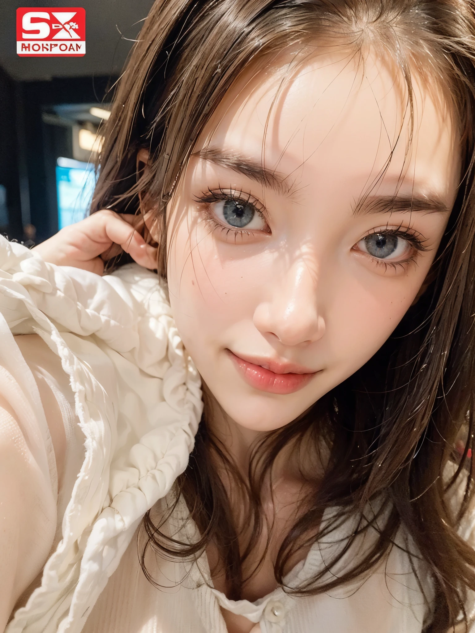 (1 Girl )、(Beautiful Japanese、30years old,round face、Refreshing、clear、seems kind、stylish、Pitiful、cute like an angel、cute、black eyes、(Single eyelid:1.3)、Beautiful skin), {(Japan human face:1.4),(General facial features)} , (((Beautiful breasts:0.4))),(((soft breasts))),(very cute),(updo, hair tendrils,brown hair,),(enchanting eyes),(highlight on eyes:1.2)、(8K、Live shooting、highest quality、masterpiece:1.2、optimal lighting)、((masterpiece)),(Photo taken by a professional photographer),(real、photo real:1.4),BREAK,{ (White nurse costume),(((taraditional nurse uniform))),,{(White nurse tight pants)}},( Crying in tears:1.2),(tears:1.4)) break, hospital,Face shot:1.0、 face close-up,,(((1970s vibe)))、Hospital ,dynamic angle,,standing,