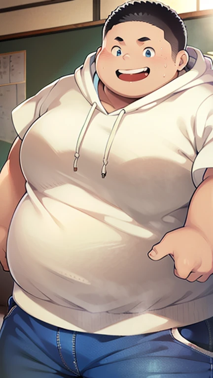 ((androgynous)), beautiful, (pudgy face), ((beefy)), (ikemen), ((boyish)), (handsome), (cool), nipples, (overweight), (a strapping boy), (husky boys)