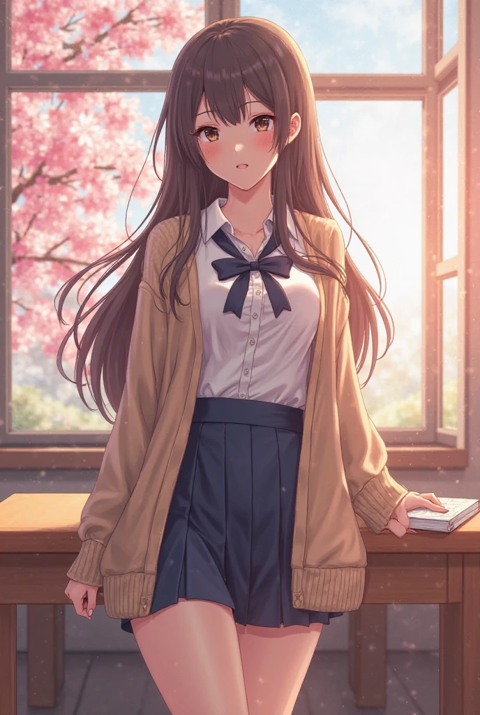 1girl,Kotomi,the back,look back