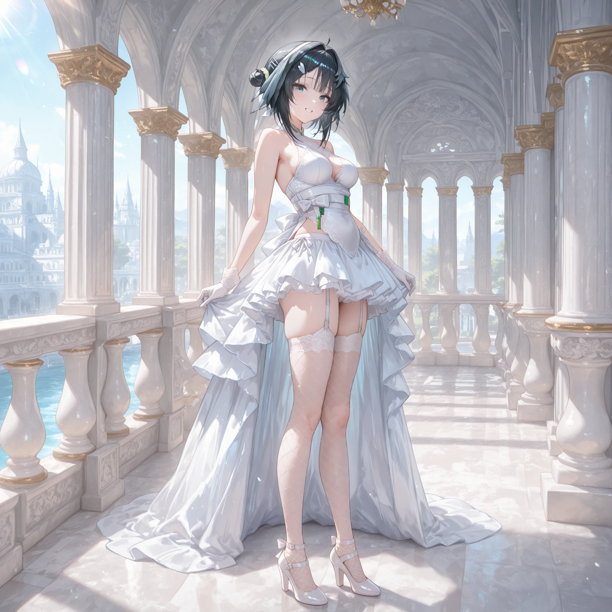｛NSFW}、{{{masutepiece}}}, {{{Best Quality}}}, {{Ultra-detailed}},  {{extremely delicate and beautiful}},(nffsw), (Best Quality, 8K, 32K, masutepiece, nffsw:1.2),a photo of a cute girl, of the highest quality, Best Quality, Realistic, Unity, 8K Picture Wallpaper, Official art,(2girls:1.3),(Sisters aged 15 and 17:1.5),(Princess dresses with lots of decorations:1.3),(gorgeous tiara:1.3),(Smile:1.3),(Sweaty skin:1.3),child,Black eyes,(princess dress:1.3),(Behind the glittering palace:1.3),(Dynamic Pause:1.1),(Full body:1.2),(skirt lift by yourself:1.5),{Cotton panties:1.2}、{Erotic panties｝、｛Ultra High Definition Shorts｝、｛Cameltoe｝、｛ｵﾏﾝｺThe streaks are clear｝、｛ｵﾏﾝｺThe shape of the｝
