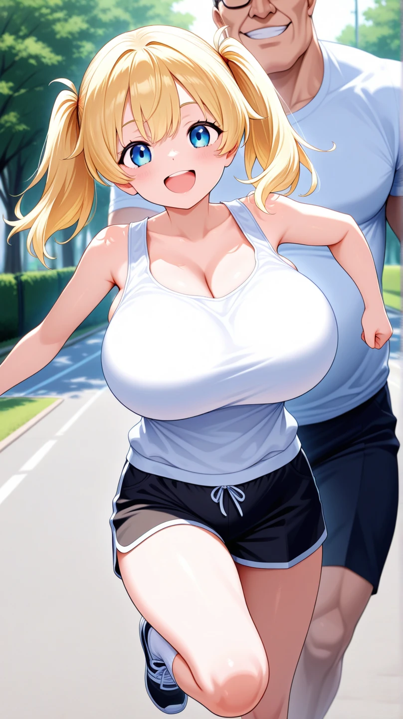 masterpiece, Highest quality, 1 person,( Large Breasts,Are standing, View your viewers,),Detailed Background、A person who writes in detail、Accurate human body、Knowledgeable person、Accurate 5 fingers,Mature Woman,Thighsが太い,Curvy Body,Cyclone \(Just once\),Thighs、alone,((All Samus, Blonde, Blue crop top, Blue Dolphin Shorts, Exposing shoulders, abdomen,)),((Absolute area)),Method TranT, (train interior), netorare, chikan, grabbing, hetero, pussy juices, molestation, public indecency, public use, fingering, 2 faceless male, assisted exposure,ahegao