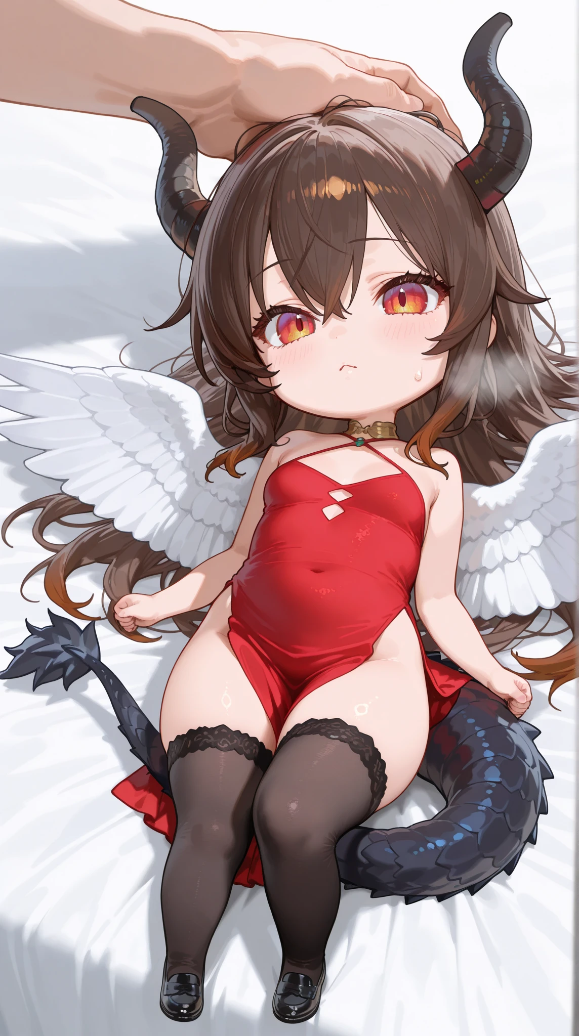 Nsfw,((toddler body)),megumin,1girl,solo,breasts,blush,bangs,brown hair,black hair,red eyes,navel,heart,1girl, solo, heart, from behind, uncensored, tattoo, close-up, cumdrip, gaping,nude,anal huge object insertion,womb come out of the pussy,spread gaping anal,((anal prolapse come out anal)),(reddened swollen and enlarged anus),anal inside out,visible rectum,(visible womb),(flaccid open wide anus),focus anus,zoom up anus,Filthy pussy,