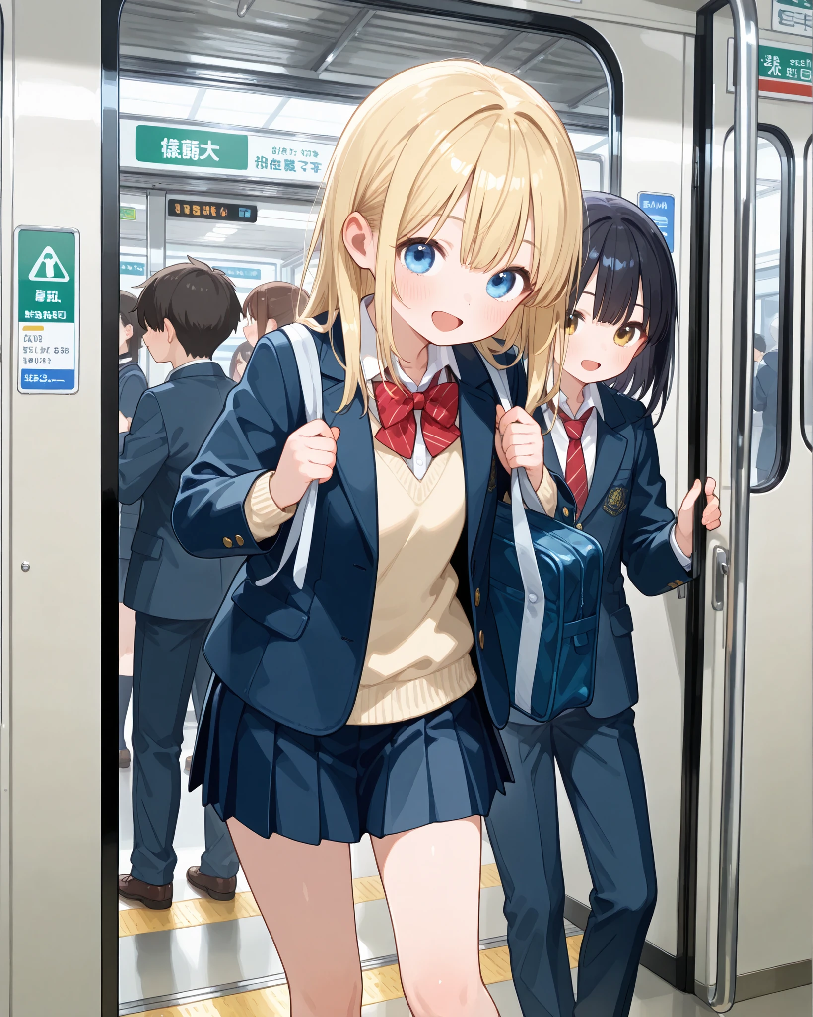 Get to grips, ,
High school girl grabbed by the buttocks on the train,
, pleated skirt,
Beautiful One Girl,
3 men,
(molestation),
Man grabbing girl's ass on train,
Man grabbing girl's chest on train,sex,score_9,score_8_up,score_7_up, best quality, masterpiece