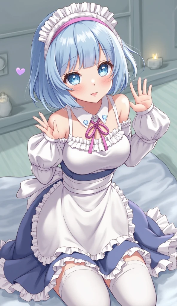 Bursting breasts, huge breasts, huge breasts ((masterpiece:1.2)), highest quality, ((extreme details)), (official art), (ultra-get used to it), anime screencap, very, get used to it, (cg), (3D), 8K, anime, unified model, wallpaper, cowboy shot, 1 girl, (alone), let me'The tale of, @let me'The tale of, alternative breast sizes, (half closed eyes), aqua eye, twin tails, aqua hair, aqua necktie, black skirt, mini skirt, pleated skirt, black stockings, black sleeves, removed sleeve, (((huge breasts))), sleeveless shirt, open your mouth, looking at the viewer, (grin and laugh), (tight clothes), (gray blouse), (thick thighs), ((wide hips)), (wrinkles on clothes),