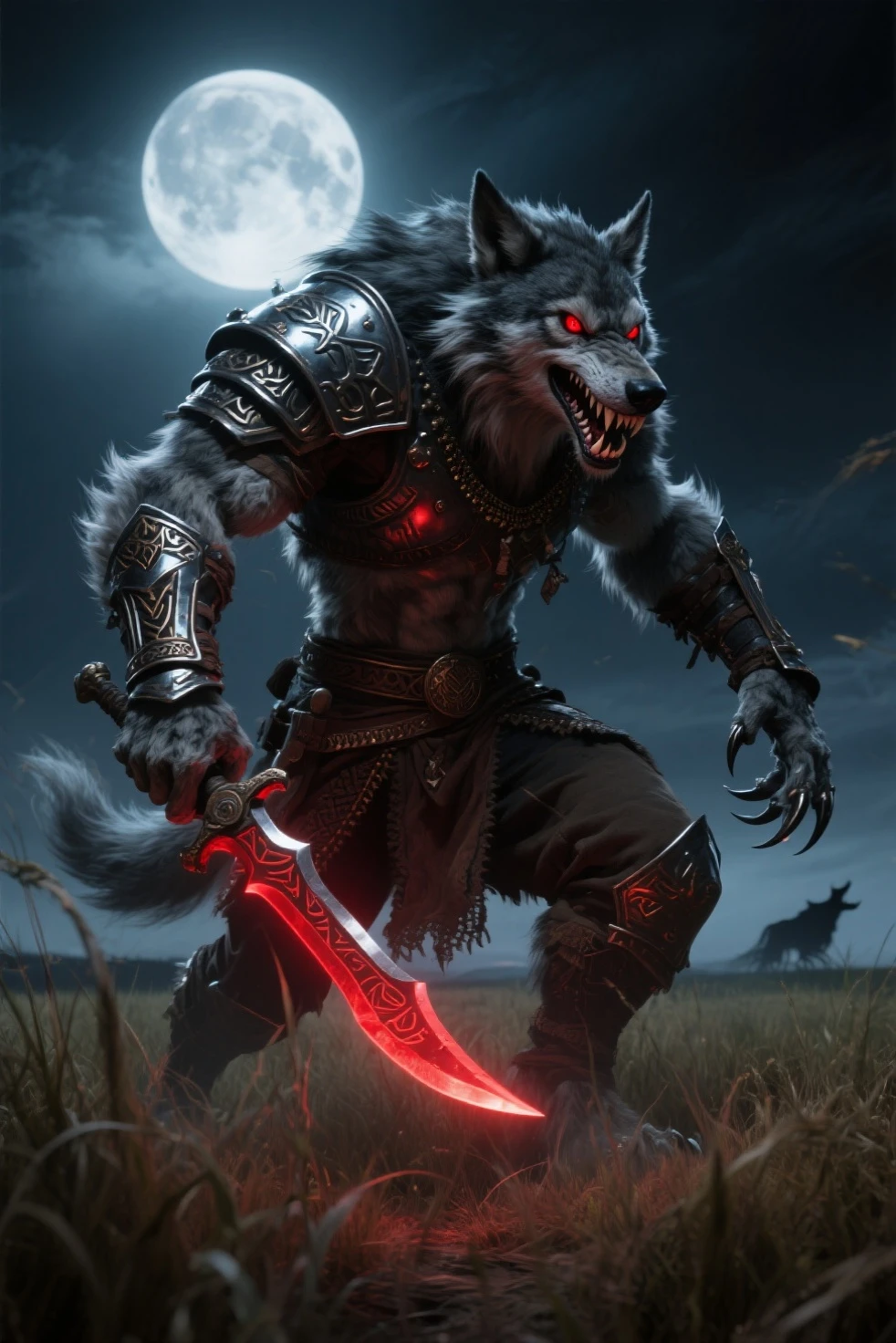 Male, godlike presence, dark guardian, katana on waist, bloodstained armor, wolf mask, destoryed battlefield setting, highest quality art, highest resolution, hyper detailed, black and red, futuristic, atmospheric, 8k, 64k, HD, unparalleled masterpiece, dynamic lighting, cinematic, epic, hollowdeath568 --auto --s2