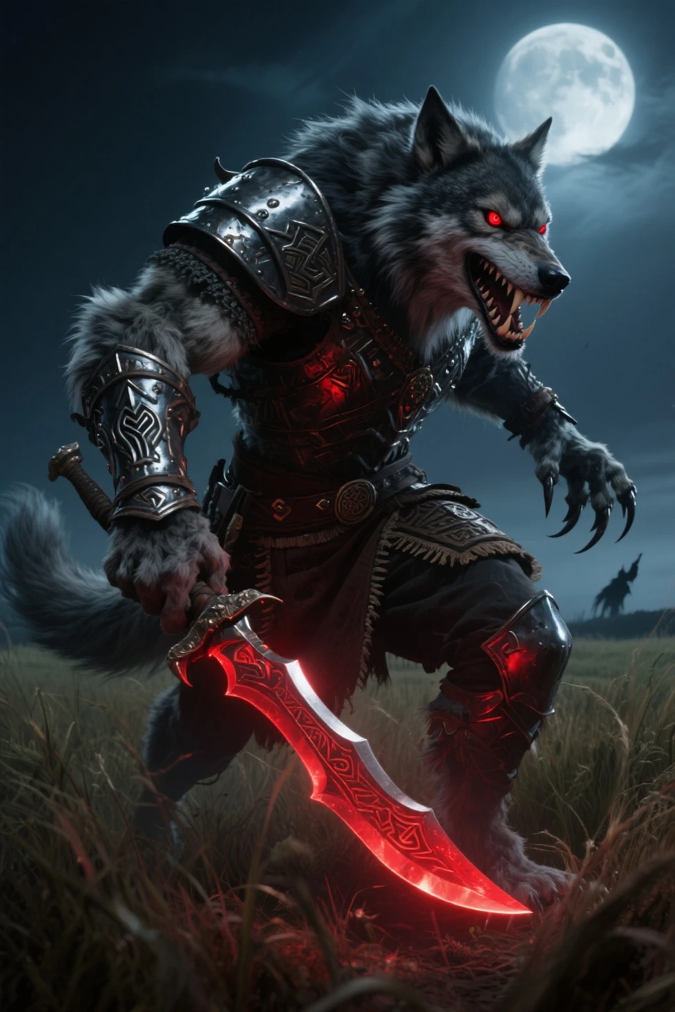 4k highly detailed realistic digital extremely high quality RAW photograph, a portrait photo of Leela that lived with wolves her whole life is now leading them to battle. torn clothes exposing (nude:1.4) body, armored pauldrons, fangs, curled horns, big breasts, ((snow and blood)), ((wolf tattoos)), epic, hyperrealistic, hyperrealism, 8k, cinematic lighting, greg rutkowski, wlop, (f1.8 short focus bokeh)