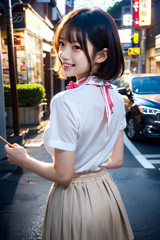 ((highest quality, 8K, masterpiece: 1.3)), 1 girl, Cute Japan woman emphasizing slender abs: 1.3, (random hairstyle, Standard breasts: 1.2), uniform: 1.2, 1 Boil, Cute Japan that emphasizes slender abs No: 1.4, (random hairstyle, Standard breasts: 1.2), uniform: 1.2, On the beach, super detailed face, fine eyes, double eyelid