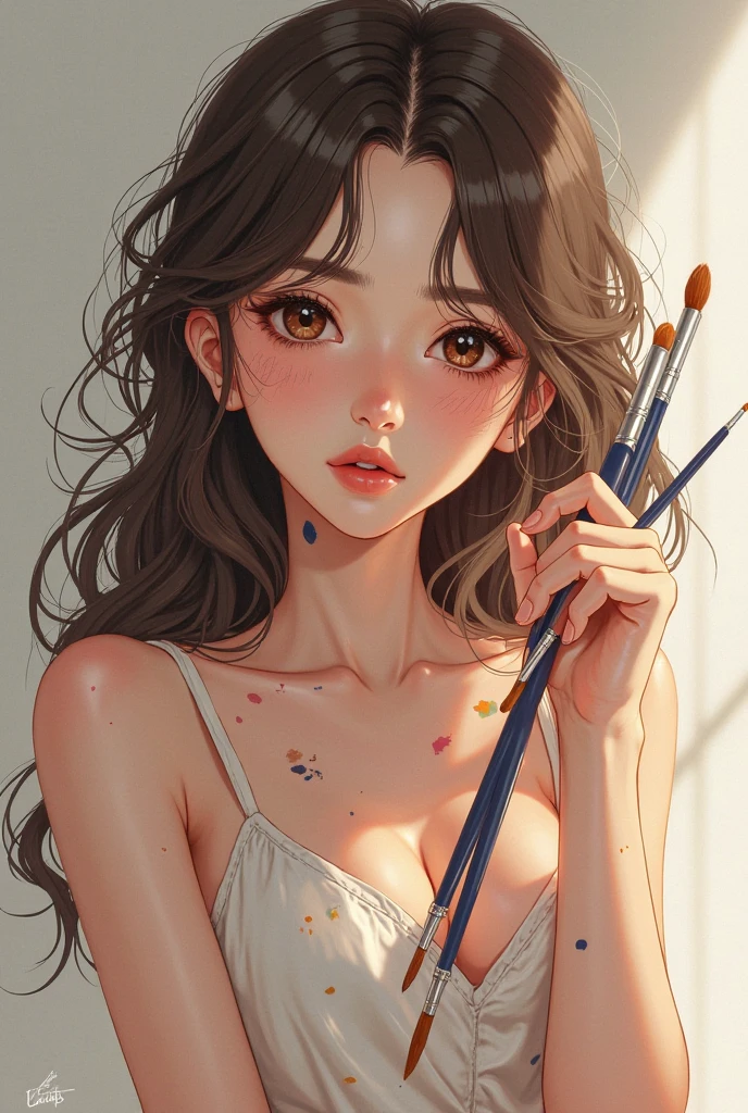 desenho de uma mulher com um sorriso no rosto, estilo de desenho em quadrinhos, solo portrait 🎨🖌️, 🤤 retrato de , linhas soltas, retrato de arte de linha, professional sketch, high quality sketch, lindo estilo de desenho, desenho de , Pen sketch, sketch sketch, realistic sketch, high draft quality, sketched, linhas limpas, retrato fofo, sombreamento simples