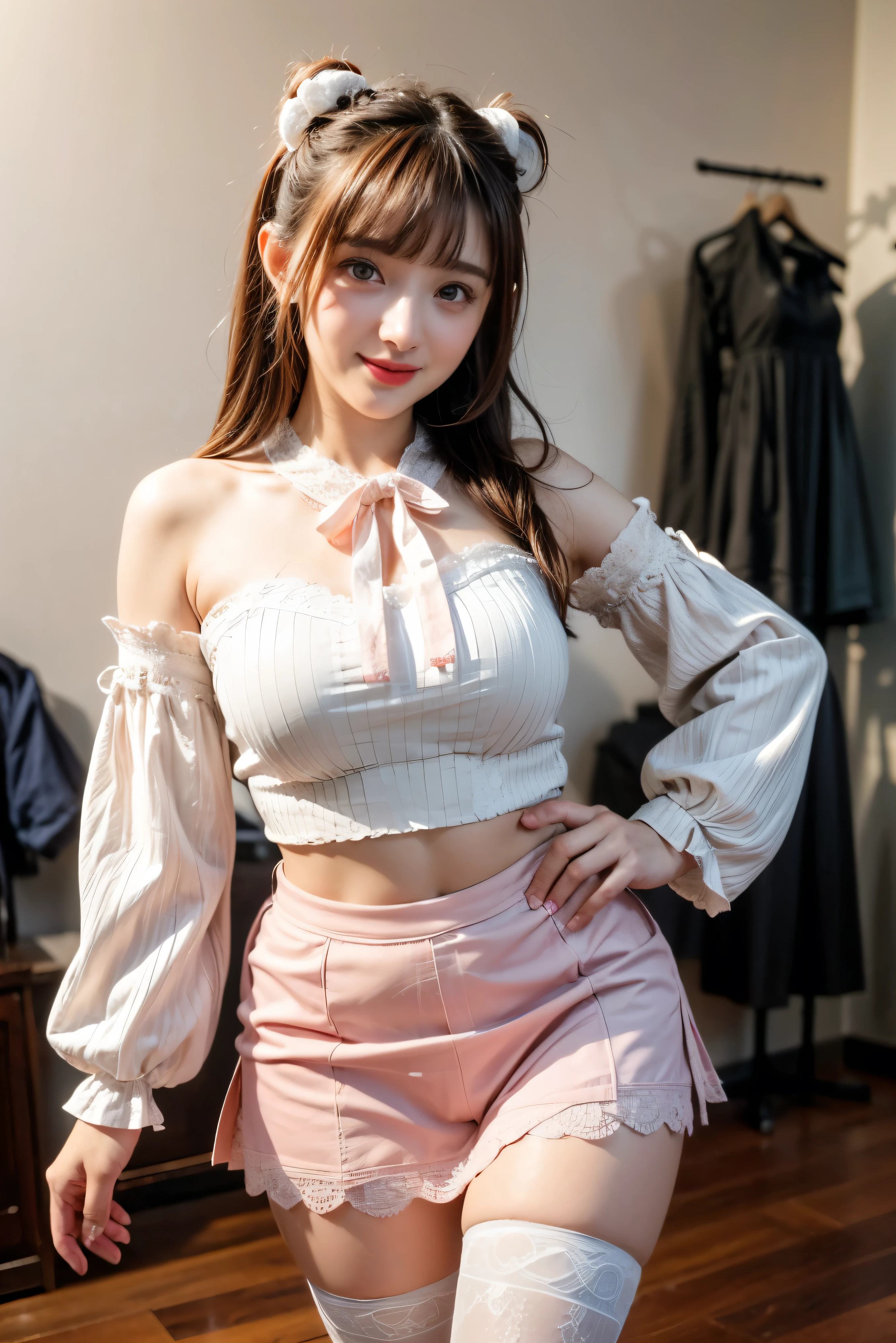 A highly detailed((addielyn))、A detailed eye、

(Best Quality Detail:1.2)、realisitic、8K High Definition、(1girl in:1.2)、The ultra-detailliert、White super mini skirt、high quality texture、intricate detailes、cheerleaders、Highkick、Sleeveless、The pleated skirt is flipped up, revealing white panties、poneyTail、White panty、Detailed texture、The crotch of the shorts is clearly visible.、finely detail、extremely details CG、high quality shadow、Detailed beautiful delicate face、Detailed beautiful delicate face、Detailed beautiful delicate eyes、depth of fields、光线追踪、(Beautiful 9 year old sexy woman:1.1)、medium breasts⁩、tall_Female、Beautiful_Legs、gloweyes、red blush、the perfect body、skiny、(sleeve less:1.4)、(Sleeveless:1)、(Short plaid tight skirt:1.2)、(Stockings_garterbelts:1.1、stiletto:1.1)、(bob cuts:1.1)、a street、sunlights、kneeling on sofa、耳环、a necklace、modeled、looking at the viewers、From Side、dynamicposes、Mole under the eyes、