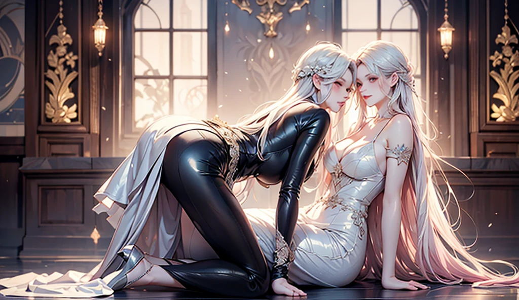 a beautiful sexy femboy, detailed face, alluring eyes, long eyelashes, full lips, elegant expression, smooth skin, slender fit body, graceful posture, wearing stylish feminine clothing, fantasy aesthetic, cinematic lighting, vibrant colors, highly detailed, photorealistic, masterpiece