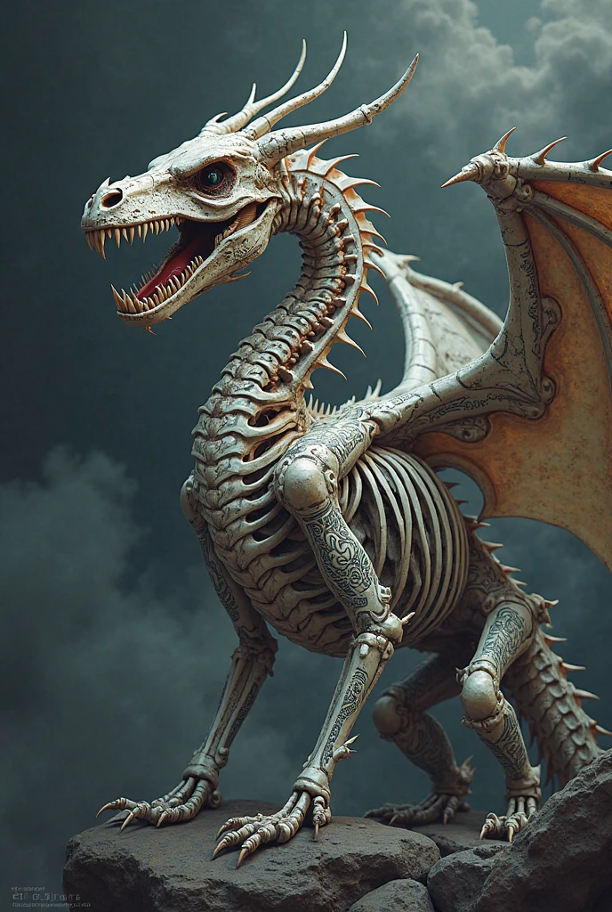 x-ray, A fantasy scene where mythical creatures such as dragons and unicorns are visualized in x-ray, adding a scientific twist to the fantastical <lora:DD-xray-v1:1>, imaginative, intricate, HDR.