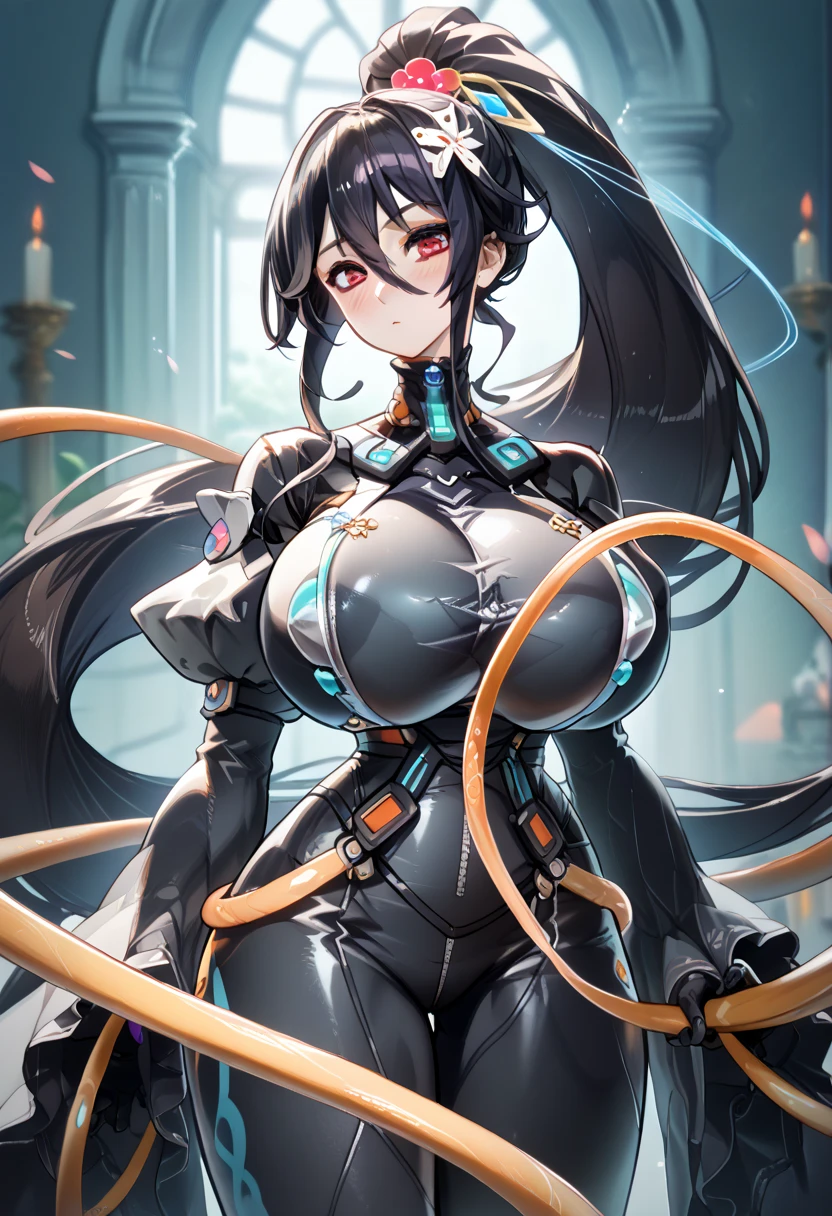 SeaArt Bot Txt2Img default 14:52:01 Expires in 13 days ((((((outstretched hands, out stretched fingers, outstretched arms)))))) black hair, bare shoulder, red eyes, very long hair, cleavage, large breasts, dress, showgirl skirt, high-leg, cleavage cutout, tiara, bare thighs, gauntlets, bare shoulder, bare nails, bare fingers, bare hands, good hands, best hands, Correctly aligned fingers, extremely detailed hands and fingers, ultra detailed hands and fingers, super detailed hands and fingers, perfect female hands and fingers, biologically accurate hands and fingers, (((4 fingers and 1 thumb accurate hands and fingers))), beautiful hands and fingers, hands and fingers drawing, human hand and fingers, perfect arrangement of fingers, detail focus hands, detail focus fingers, perfection hands, better hands, adult face, fearless face, (((both arms, two arms, both hands, two hands))), super fine illustration, masterpiece, masterwork, by famous artist, official art, ultra high res, best quality, high quality, Hand, detailed, perfect, perfection , hands, both hands is Thumb and index finger and middle finger and ring finger and little finger, even hands, panties, thighhighs, symmetrical bangs, gleaming skin, oil skin, shiny skin, wet skin, sweat, rot, exquisite, beautiful, extremely detailed cg unity 8k wall paper, perfect face, ultra detailed beautiful face, perfect nose, perfect mouth, clear eyes, light eyes, perfect eyes, symmetrical eyes, even eyes, 16k portrait, absurdres, perfect body, perfect anatomy, perfect proportion, perfect arms, perfect torso, symmetrical hands, symmetrical arms, open arms for viewer, extremely detailed cg, beautiful artwork, production art, ultra quality, high quality, finely detailed, insanely detailed, absolutely resolution, raw photo, fantastic, amazing, beautiful portrait of cute anime girls, hdr,
