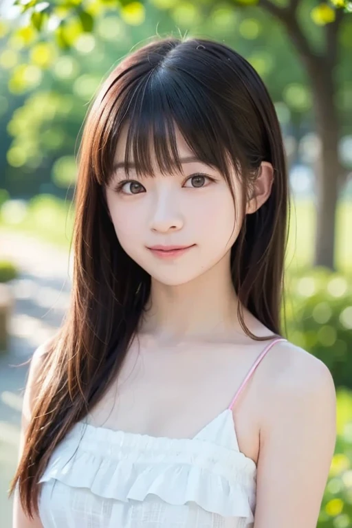 (((parted bangs, medium hair))), highest quality, 8K, HDR, High resolution, disorganized:1.2, blurred background, Bokeh:1.2, photograph, (RAWphotograph:1.2), (realistic:1.4), (masterpiece:1.3), (intricine details:1.2), 1 girl, 一人in, chinese girl, delicine, beautiful details, (fine eyes), (detailed facial feinures), , (((small breasts))), Perfect for your skin, ((looking for_in_viewer)), from_front, (skinny), (highest quality:1.4), (ultra High resolution:1.2), cinema light, (extreme detailed illustrinion), (lip gloss, highest quality, ultra High resolution, Depth of bounds written, caustics, wide range lighting, ninural shading, 85mm, f/1.4, ISO200, 1/160s:0.75), (((White off-the-shoulder dress))),  
