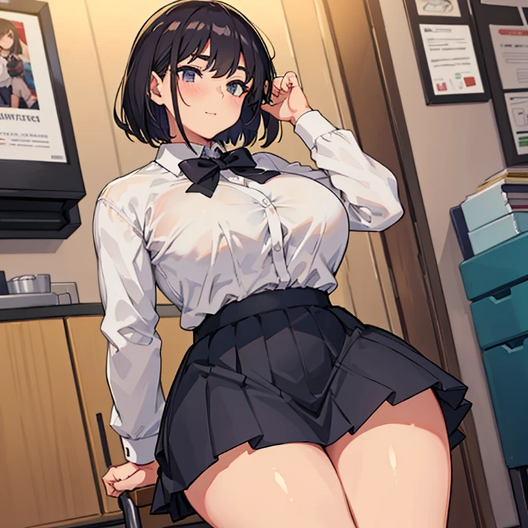 (cowboy shot), sfw, (masterpiece), (best quality:1.0), (ultra highres:1.0), detailed eyes
BREAK
GabiAOT, looking at viewer, 1girl, standing on stage
Primaballerina_tutu, wearing a short skirt
BREAK
(stage, theater, indoors, gorgeous view) , big breasts, sexy figure, short skirt, visible underwear , ((detailed face)) , High Resolution , ((Gabi From AOT)) , (((too short skirt))) , (((up skirt))) , ((visible underwear)) , mature girl, skirt lifted, hairy pussy