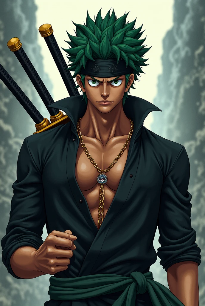Zoro from One piece but he’s a gangster