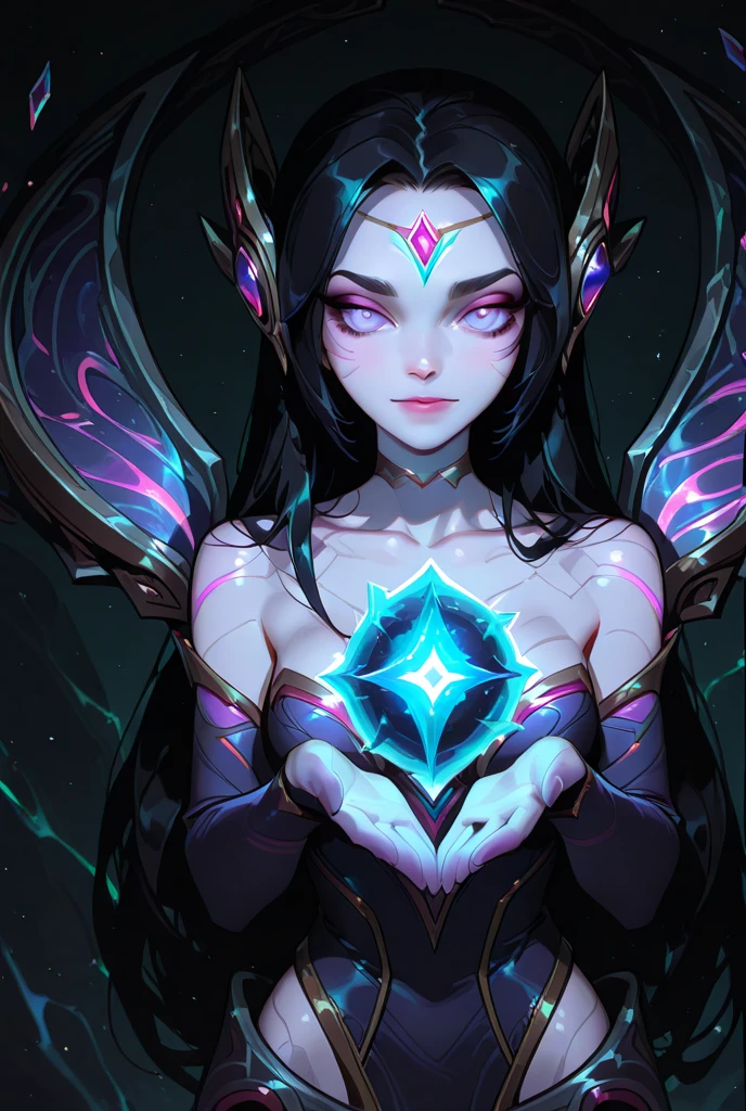(Fraction_9,Fraction_8_Direction_7_up),1 Woman,(((bust))), A beautiful woman,Ghost Knight, Foyego,League of Legends Characters,Arcane,The character's body is semi-transparent,The broken armor on his body,
