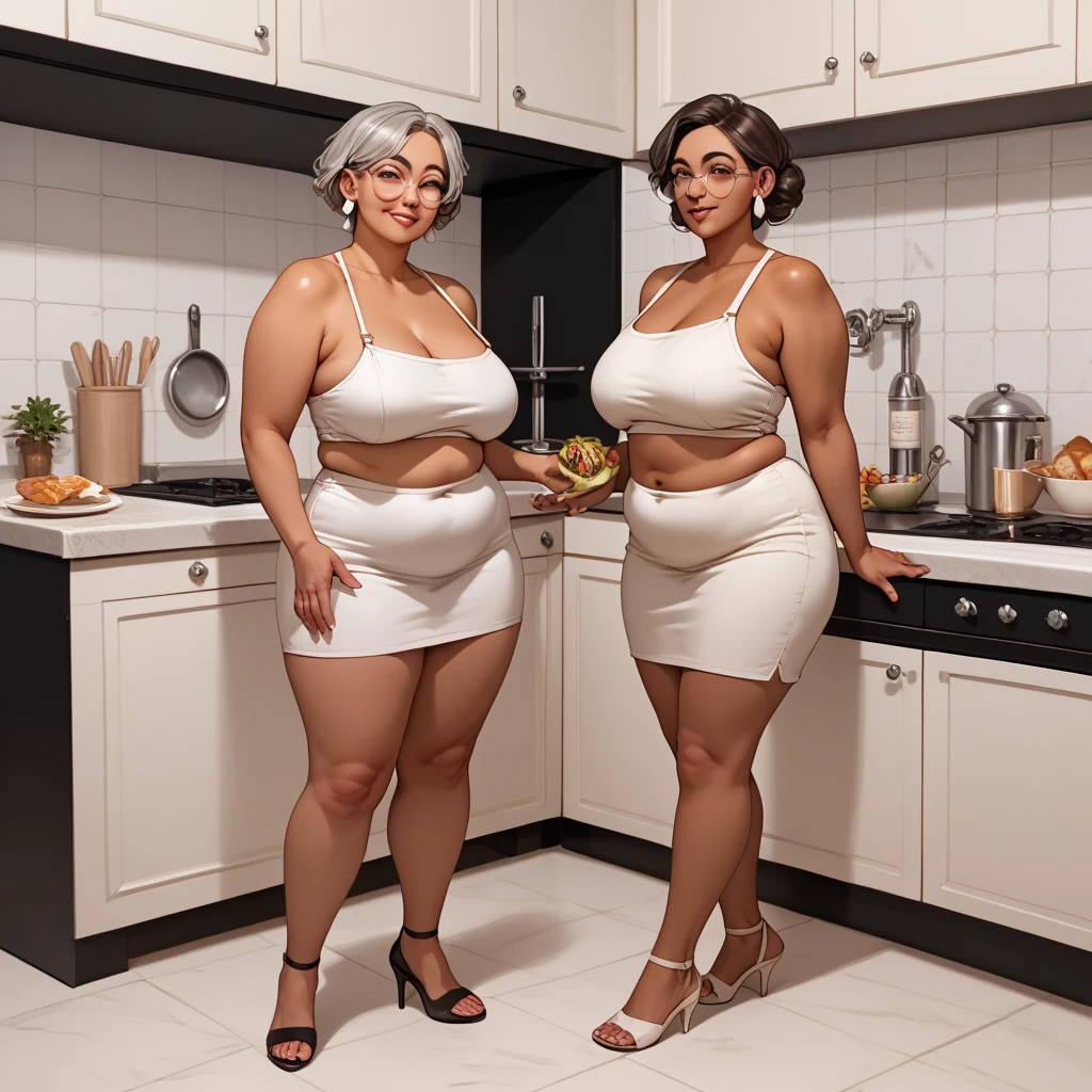 ((monochrome)), ((grayscale)), old black and white photography, a completely naked mature old 40 years old woman, a mature American housewife, with a standard of beauty perfect for the 1950s era, completely black and white skin and short hair. in her house in the kitchen of the 50s, big realist, curvy, sexy, thick body, glistening wet skin!!, solid. detailed, Realistic shading perfect body, on the beach, Hyperrealistic VOLUPTUOUS full figure, voluptuous curvy body, Suave. digital paint, Photorealistic perfect body, unclothed, glistening wet skin, perfect sexy abdomen