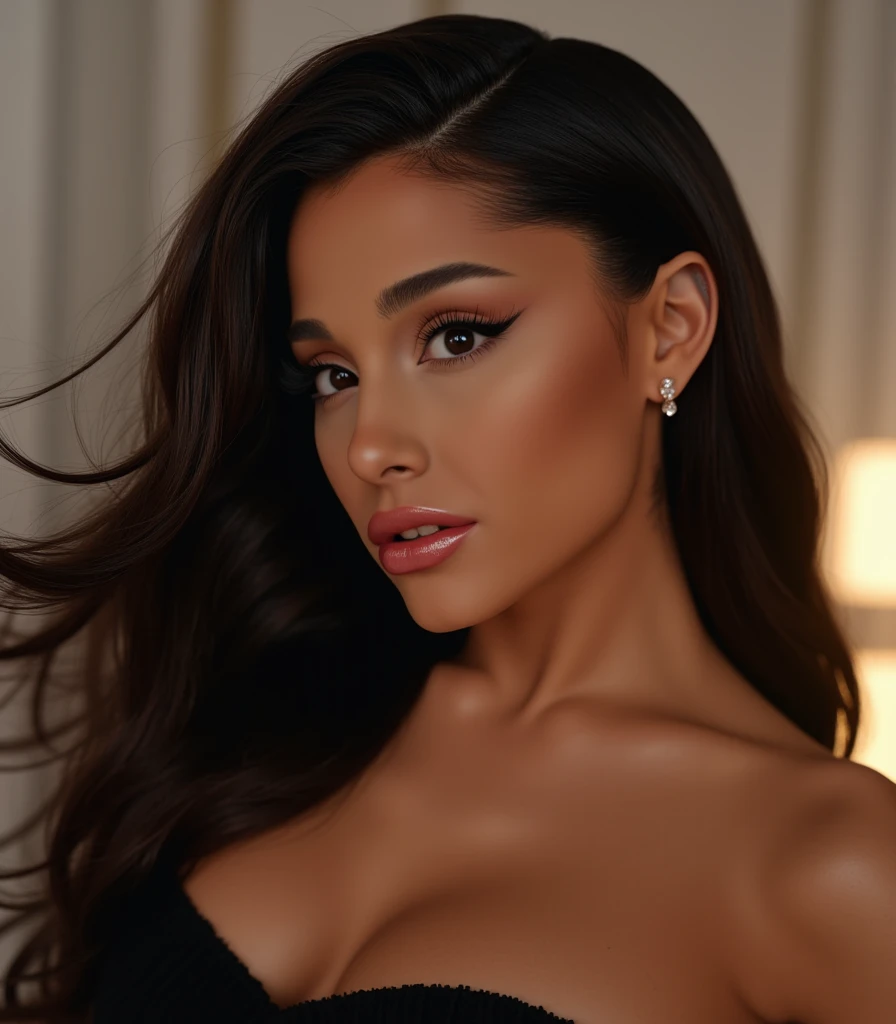Mujer araffada con largo cabello negro labios gruesos, sentada en un banco., violeta myers, hermosa cara latina, cerveza madison, charli xcx, Dua Lipa, 30 year old Cuban woman., soft devil queen cerveza madison, hermosa mujer mexicana, imagen de perfil, she is about 2 0 years old, she is about 20 years old, mujer con pelo largo y negro
