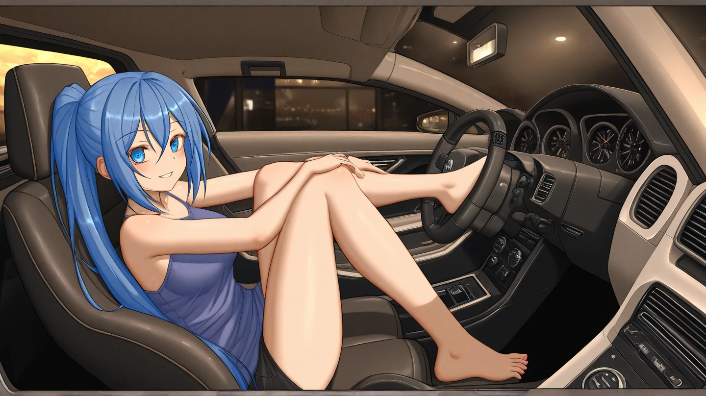 Car sex、、((Futanari))、white breath、Drooling from the mouth、Panties、2girls, yuri, male tongue、fellatio, open legs, hold knees、Squirting from、grab on head、Completely naked、Thick pubic hair、Fair skin、Updo、satin party dress、stockings、High heels、View from below、girl trembling with sexual climax、trembling effect motion lines with sexual climax