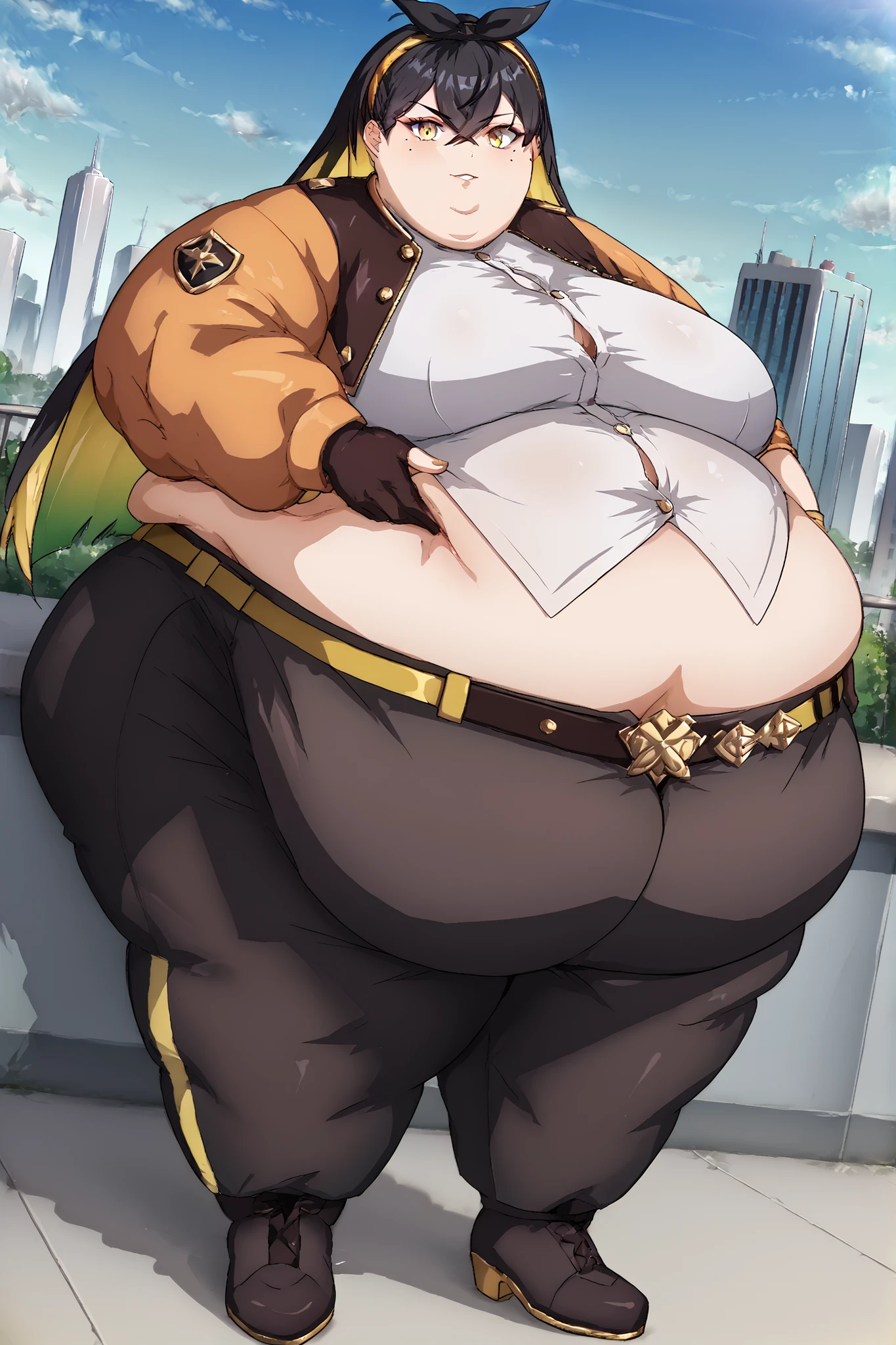 Fat, chubby, large belly, pregnant, obese, very fat, yang Xiao long, yang rbwy, fat, large stomach, fatty, Kafka, fat, large, big belly, sitting, pregnant, fat, large stomach, fatty, fat, large belly, standing, fat belly, very fat, large stomach, chubby,very fat, safe for work, obese, giant belly, fat, huge, heavy, very fat, safe for work, fat, large belly, big belly, very fat, large stomach, chubby (best quality, masterpiece),safe for work, obese, giant belly, fat, huge, heavy, very fat, safe for work, fat, large belly, standing, grabbing belly, very fat, large stomach, chubby (best quality, masterpiece), wearing a sweater, fat, table full of food