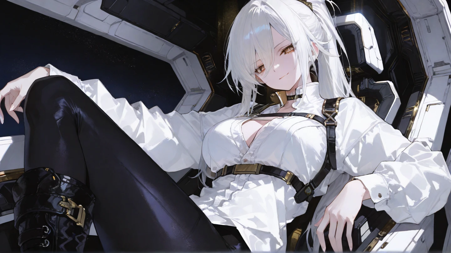 Solid white