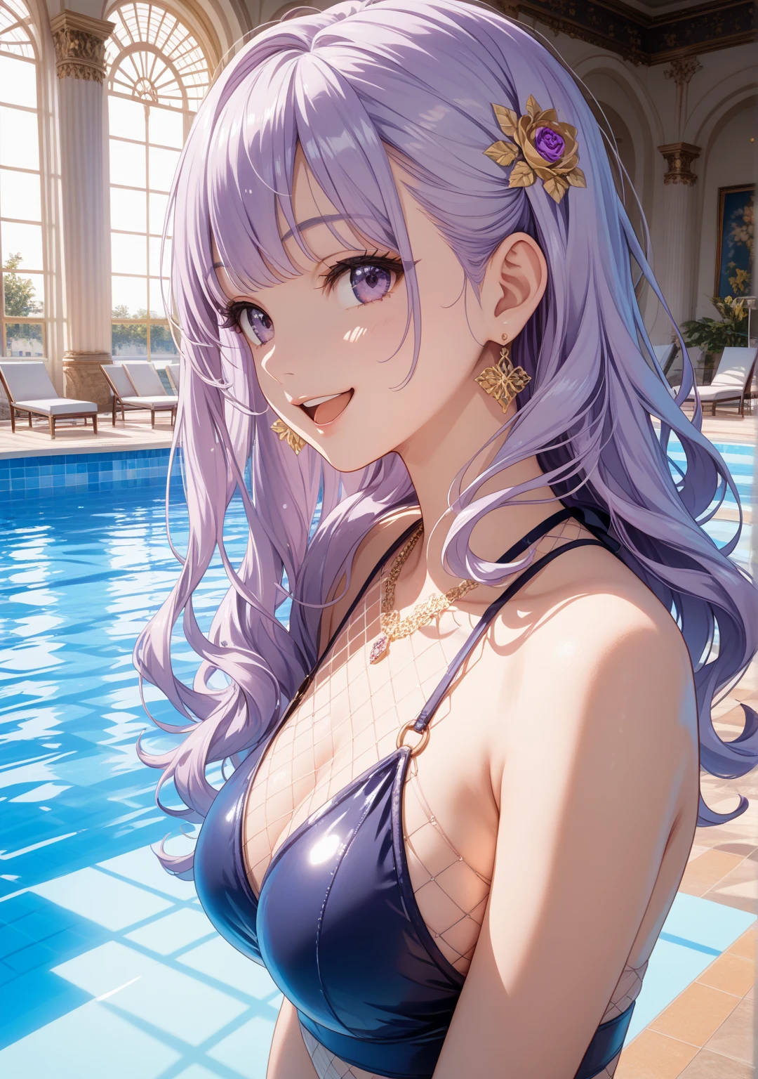 quality\(8k,wallpaper of extremely detailed CG unit, ​masterpiece,hight resolution,top-quality,top-quality real texture skin,hyper realisitic,increase the resolution,RAW photos,best qualtiy,highly detailed,the wallpaper,cinematic lighting,ray trace,golden ratio\), BREAK ,pool\(huge,foam pool, pool party, float mat\), multicolored laser beams, DJ, 6+girls\(sexy swimsuit, breasts, tan, beautiful, cute, big eyes, smiling, Parisian, cocktail, flashy\), dynamic pose, dynamic Angle,at midnight, loud sound, vibes