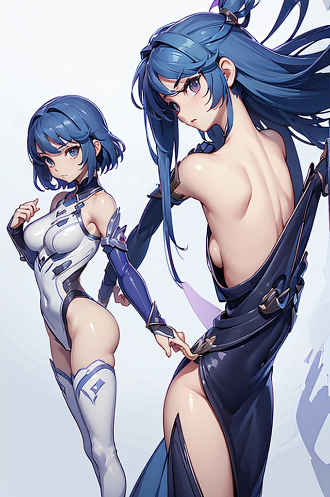 37-year-old female knight、14 year old wizard、Half naked、fight、Battle Scenes、Nipples